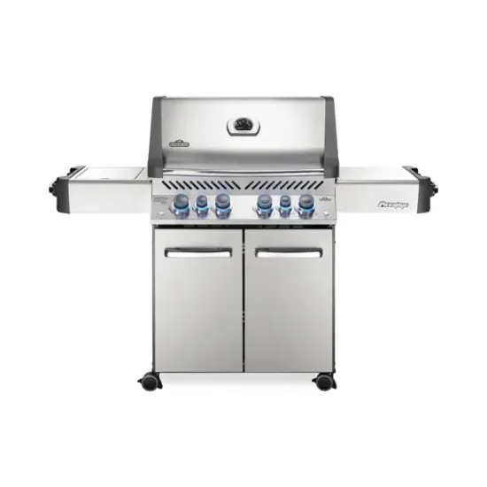 Picture of Prestige® 500 Natural Gas Grill with Infrared Side and Rear Burners, Stainless Steel