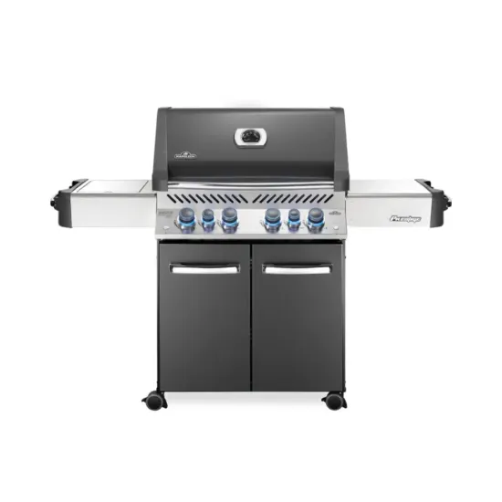 Picture of Prestige® 500 Propane Gas Grill with Infrared Side and Rear Burners, Grey