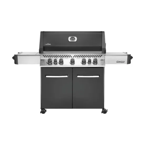 Picture of Prestige® 665 Propane Gas Grill with Infrared Side and Rear Burners, Grey