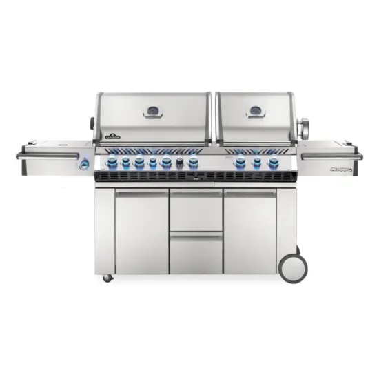 Picture of Prestige PRO™ 825 Propane Gas Grill with Power Side Burner and Infrared Rear & Bottom Burners, SS