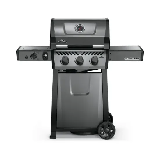 Picture of Freestyle 365 Propane Gas Grill with Infrared Side Burner, Graphite